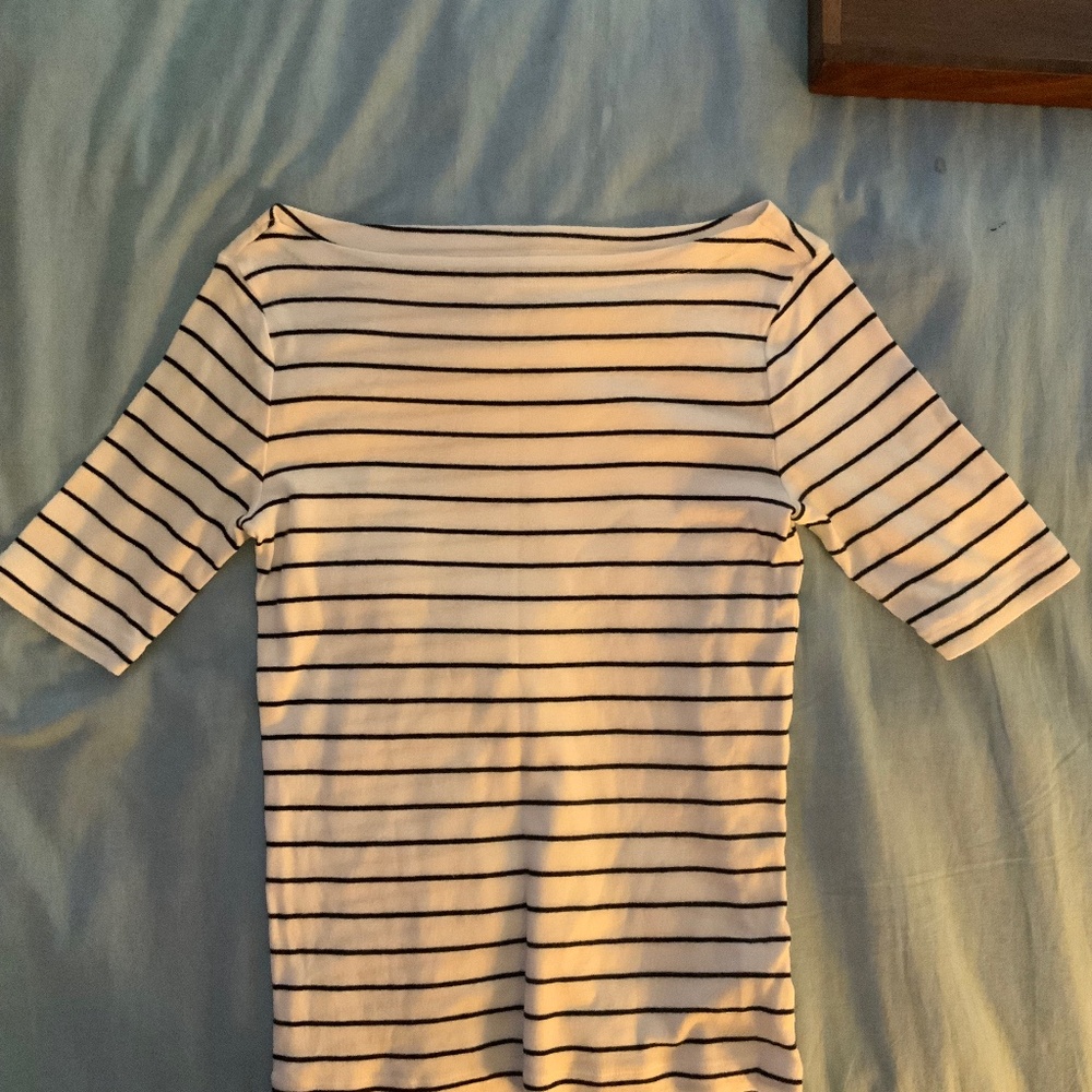 Gap boatneck 3/4 sleeve shirt
